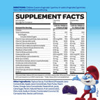 VITABURST Smurfs Multivitaminas en Gominolas para Niños - 15 Vitaminas y Minerales - 100 Gominolas