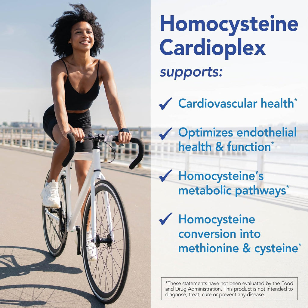 Patient One Homocysteine Cardioplex | Suplemento para salud cardíaca y conversión de homocisteína | con NAC, Folato y más | 90 Cápsulas