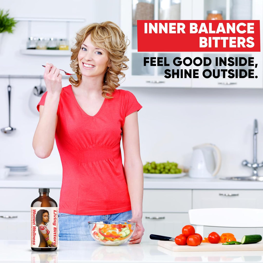 Herboganic Women wellness Living Bitters for overall Health and wellness | 16 Oz