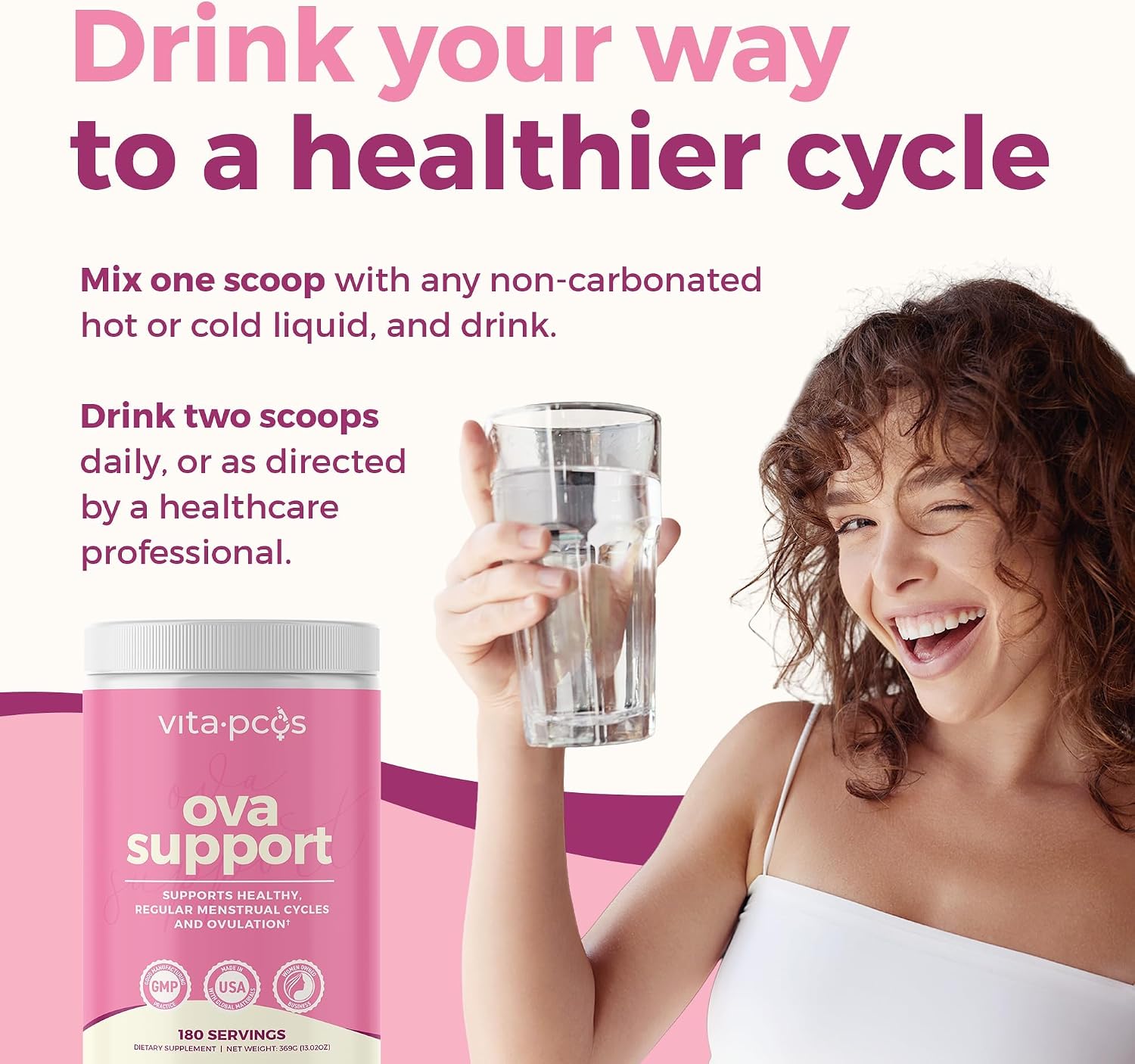 Suplemento de Myo e Inositol D-Chiro 40:1 para Ciclos y Fertilidad, 180 Porciones | 2000 mg de Myo-Inositol y 50 mg de D-Chiro para Batidos, Té y Bebidas - Fabricado en EE. UU. 13.02 oz de Inositol en Polvo para el Bienestar Femenino