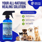 Coloide de Plata para Perros, Gatos, Caballos y Pájaros – 20 PPM – Cuidado de Heridas, Hot Spots, Alivio de la Piel y Apoyo Inmunológico – Solución Natural, Spray (473 ml)