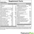 NaturesPlus Source of Life Sin Hierro - 180 Comprimidos - Multivitamínico y Mineral con Vitamina D3