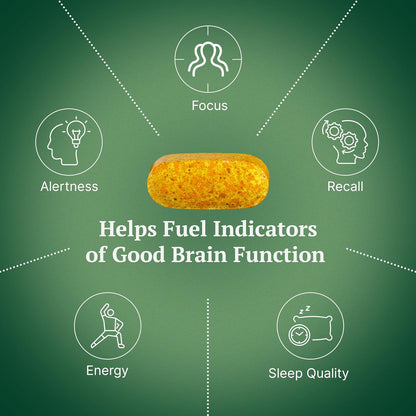 LuciPlex Brain Booster – Complemento para la Memoria, Concentración y Energía, 60 Comprimidos – Image 5
