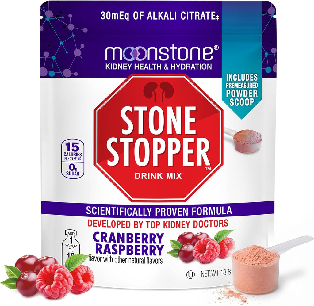 Moonstone Stone Stopper Drink Mix, Bayas Silvestres (30 Dosis)