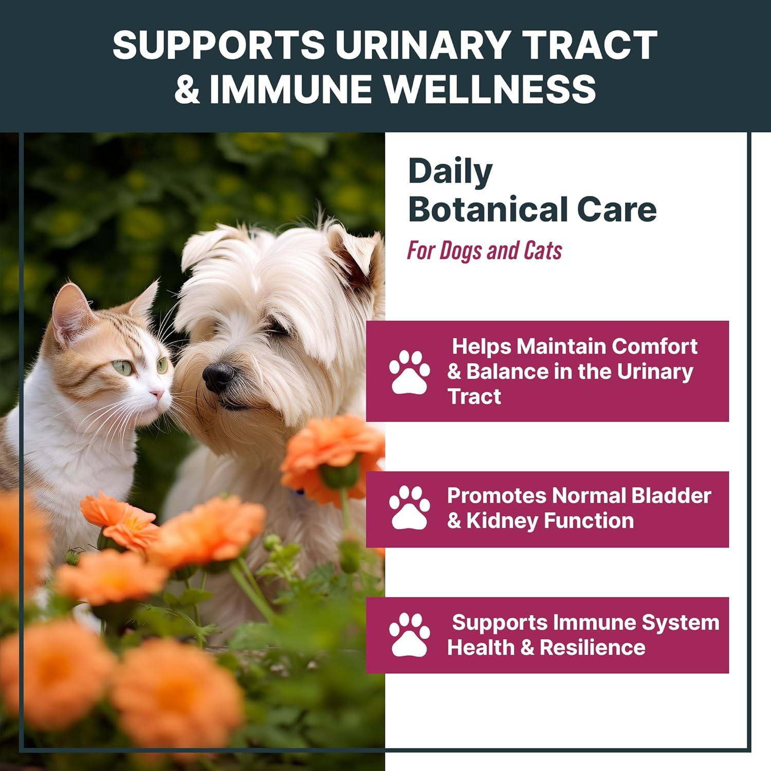 MaxBuddy Gotas para el Cuidado Urinario de Perros y Gatos - Apoyo para Riñón y Vejiga