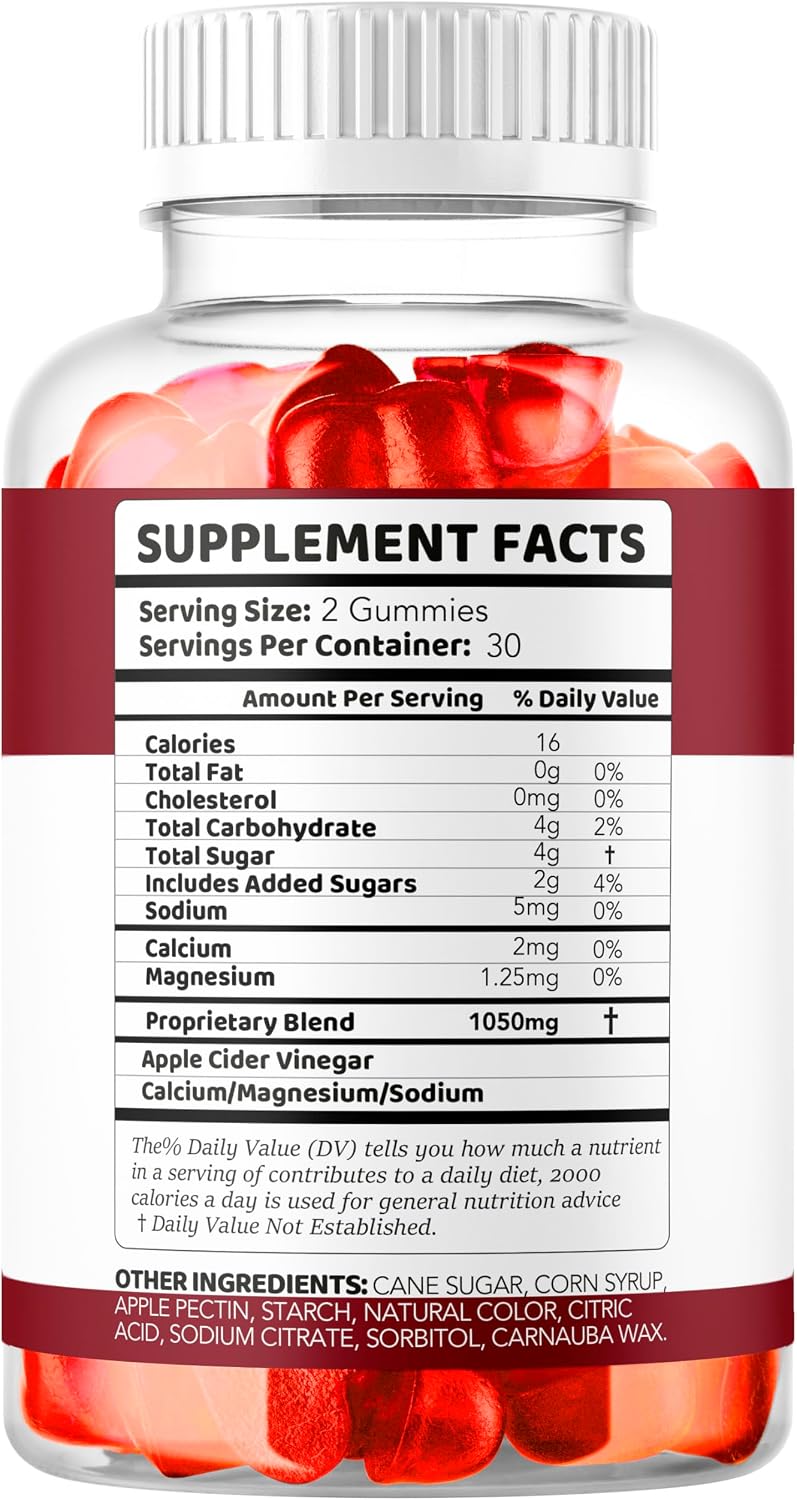 NTX Nutrition Keto Gummies - 180 Gominolas con Vinagre de Manzana (Pack de 3)