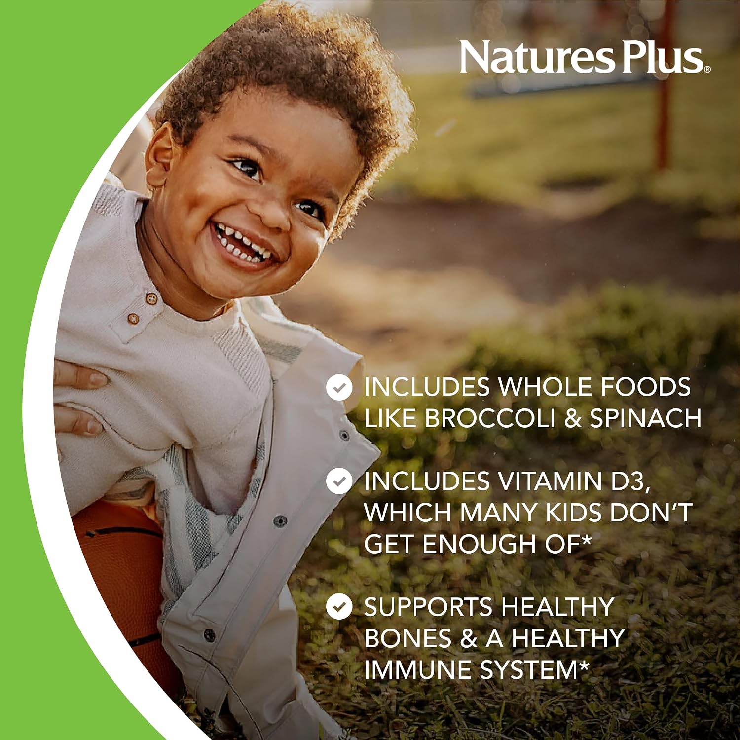 NaturesPlus Animal Parade Multivitamínico Líquido Infantil - Sabor Tropical Berry - 240 ml