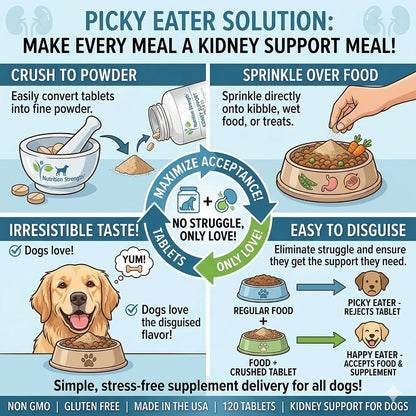 Nutrition Strength Kidney Support for Dogs - Apoyo Renal, Vejiga y Tracto Urinario, con Arándano Rojo Orgánico y Astrágalo, – Image 7