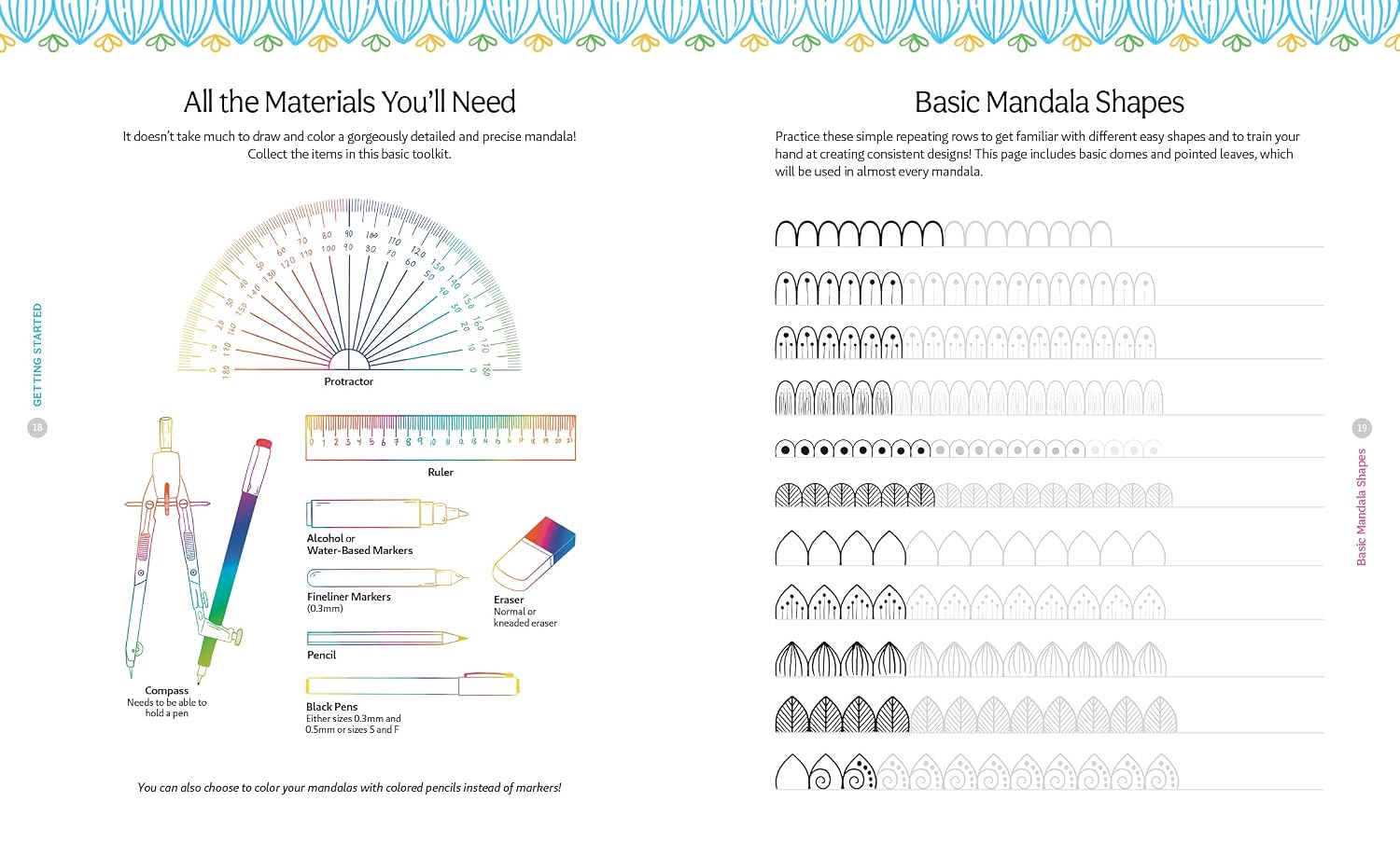 A Brilliant and Beautiful Guide to Drawing Mandalas: 30 Step-by-Step Tutorials to Discover the Meditative Magic of Drawing Repetitive Patterns