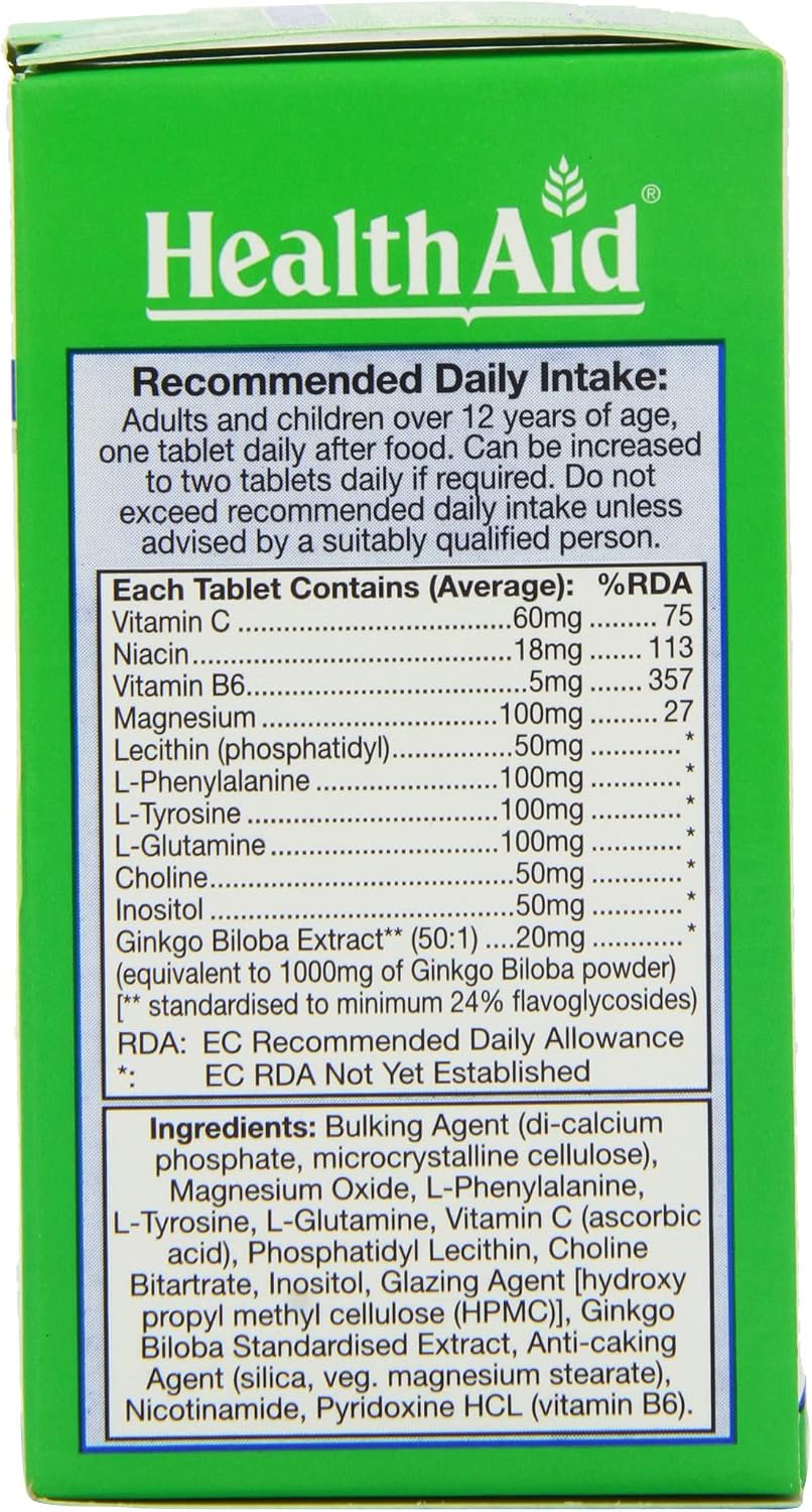 Health Aid NeuroForte Complejo B con Aminoácidos - 30 Comprimidos