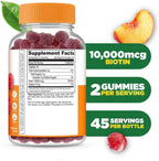 Lifeable Biotina 10000mcg Gominolas – Vitamina B7 – 90 Gominolas Veganas