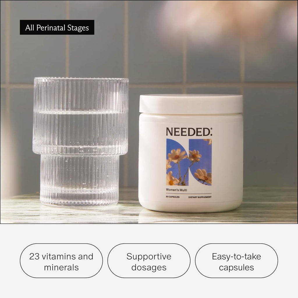 Needed. Multivitamínico para Mujeres con 23 Vitaminas y Minerales - Sabor Cítrico