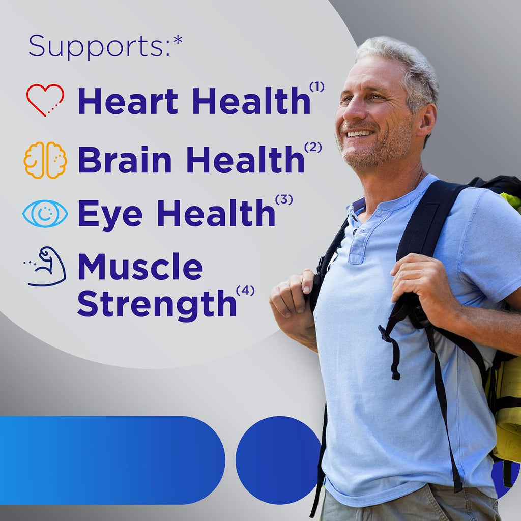 Centrum MultiGummies para Hombres 50 Plus, Multivitamínico con Vitaminas D3, E, B6, B12, Sabor a Frutas Variadas - 140 Gominolas