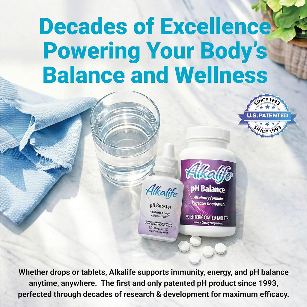 Alkalife pH Balance Tablets, 90 Comprimidos - Suplemento Mineral Alcalino
