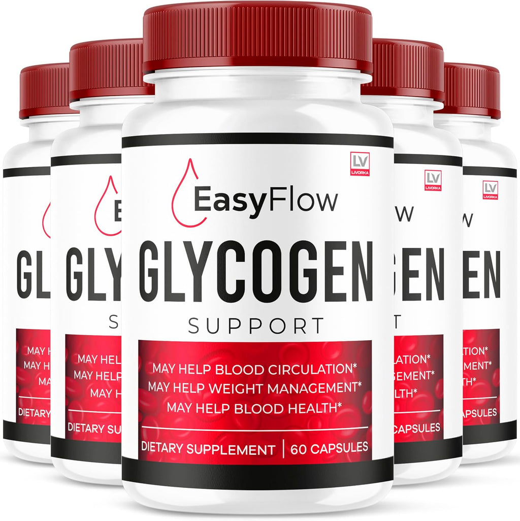 Easy Flow Glycogen Support 300 Cápsulas 5 Meses