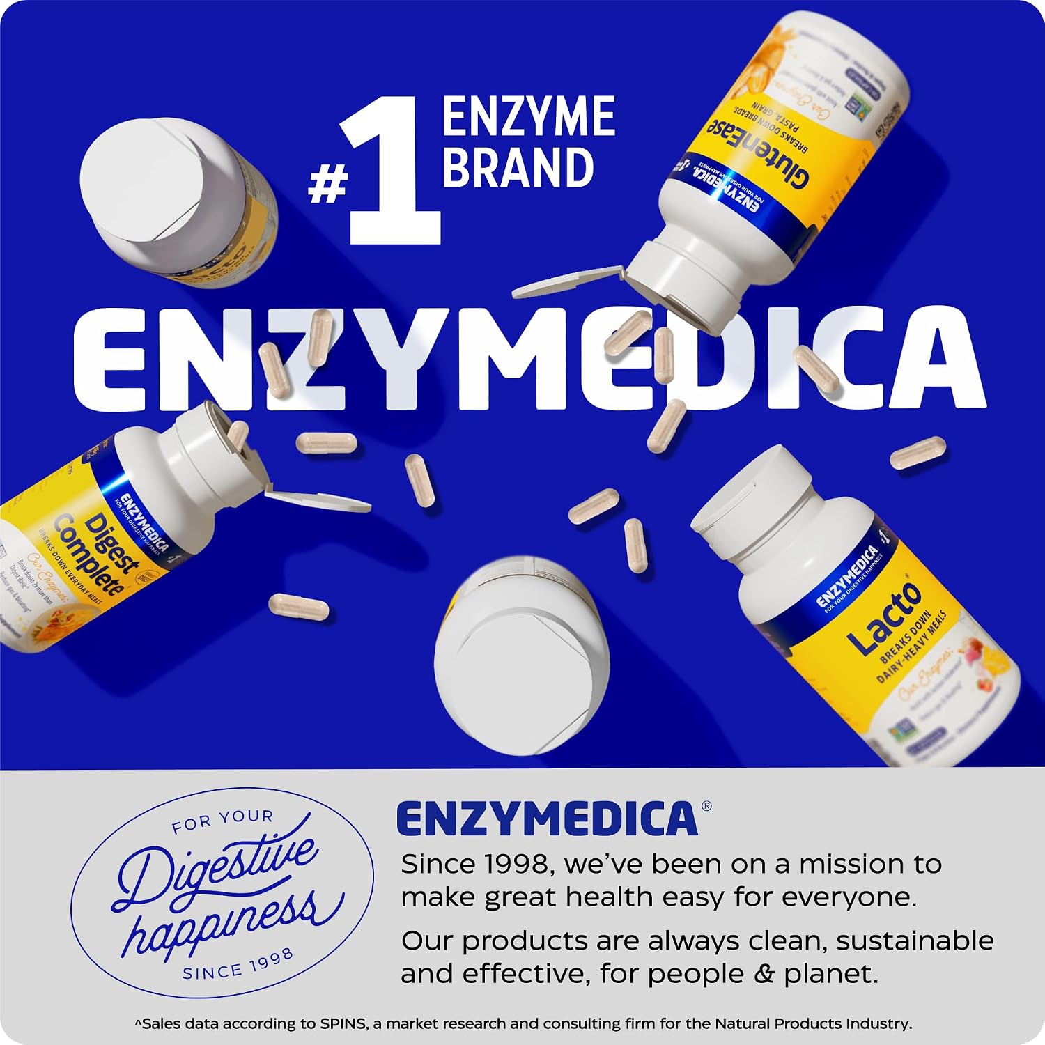 Enzymedica Vitamina D3 y K2 5000 UI + 90 mcg MK-7, 60 Cápsulas Veganas