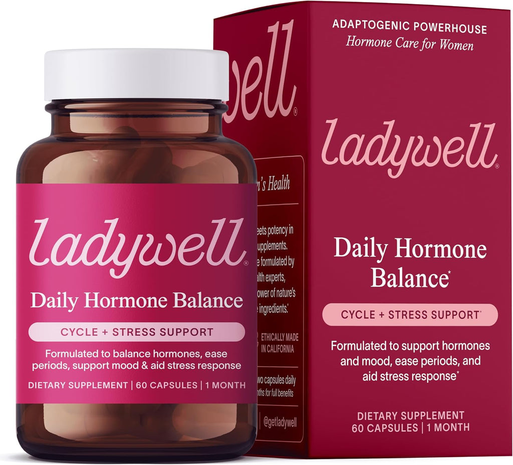 Ladywell Daily Hormone Balance Cápsulas - Apoyo Hormonal Natural para Mujeres