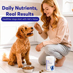 Multivitamínico para Perros en Snacks Blandos (120 unidades) - Completo Apoyo a la Inmunidad, Digestión, Piel y Articulaciones con Glucosamina y Omega