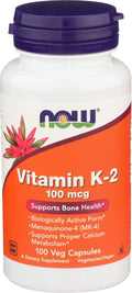 NOW Foods Vitamina K-2, 100 Cápsulas
