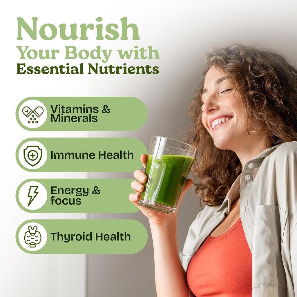 Atlantic Naturals Sea Moss 7 Day Detox - Depuración Natural de Hígado, Vesícula y Riñones - Sabor Piña (397g)