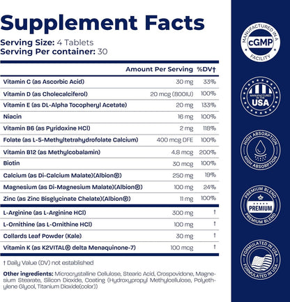 BONE SCIENCE Primeheight Apoyo Óseo y Crecimiento con Calcio, Vitamina D3, K2, Magnesio, Zinc - Fórmula Vegana, No OGM, 120 – Image 8