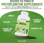 NaturalSlim Somarenew - Potenciador del Metabolismo y Limpieza Corporal con Fitoplancton Marino y Ácido Fúlvico Negro - 180 Cápsulas Vegetales