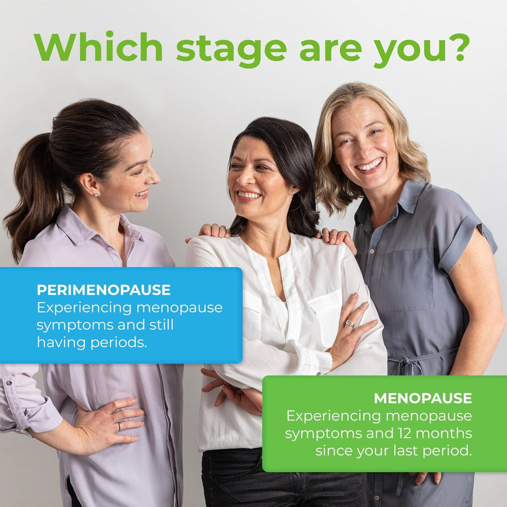 Health & Her Complementos para la Menopausia - Apoyo Multinutriente para Energía, Huesos, Músculos, Piel y Cabello - Vegano, Sin Gluten (60 Cápsulas - 1 Mes)
