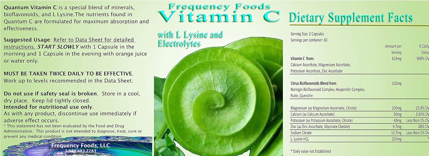 Cápsulas de Vitamina C, 120 unidades