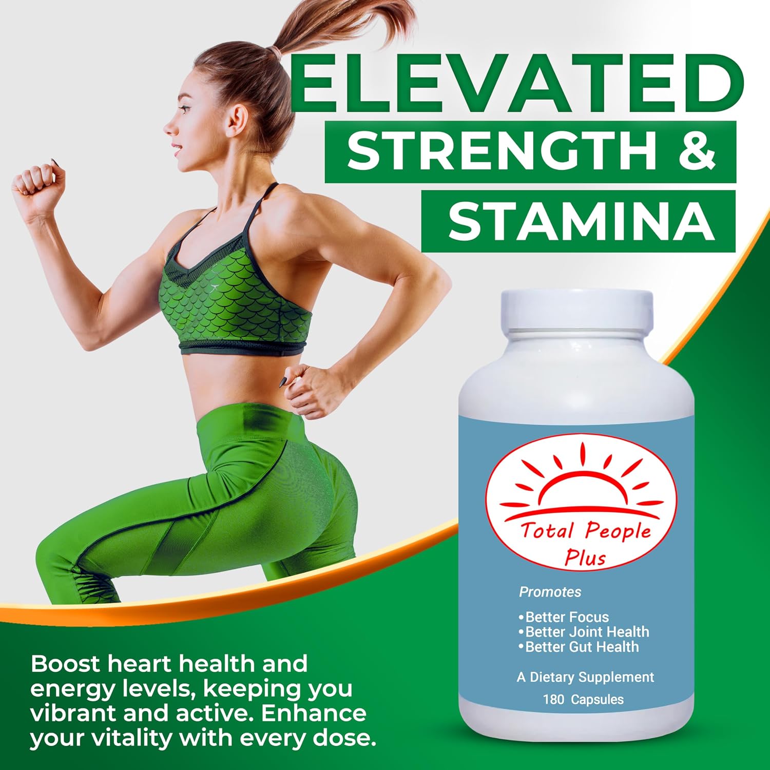 Total People Plus Multivitamin & Minerals for Adults - 180 Cápsulas