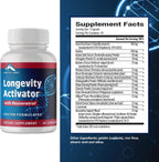 Longevity Activator - Complemento Antienvejecimiento con Resveratrol