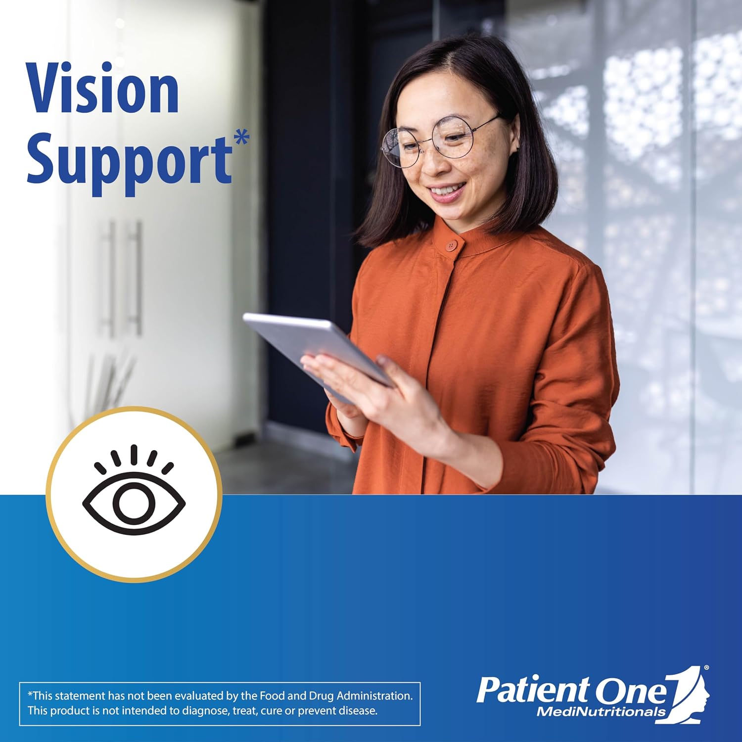 OpticOne | Suplemento para apoyar la salud del nervio óptico y la función visual | Con vitaminas A y E, luteína, ALA y más | 180 cápsulas