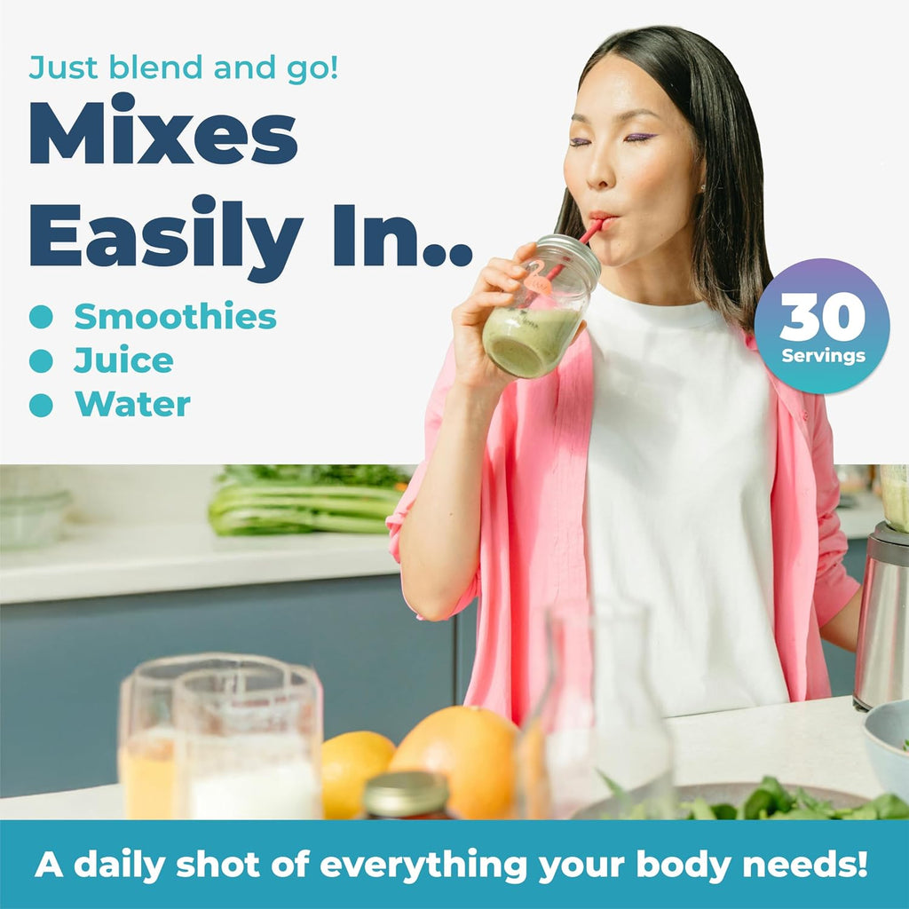 MultiAbsorb Daily Essential - Polvo Multinutriente, Vitaminas y Minerales, 30 Dosis (Sin Sabor)