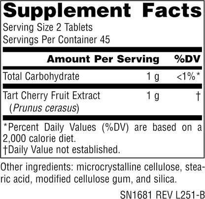 Source Naturals Extracto de Cereza, 500mg - 90 Comprimidos Vegetarianos – Image 2