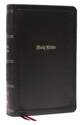 Biblia KJV: Letra Grande, Columna Simple, 43.000 Referencias Cruzadas al Final del Verso, Leathersoft Negro, Tamaño Personal, Letra Roja, Comfort Print