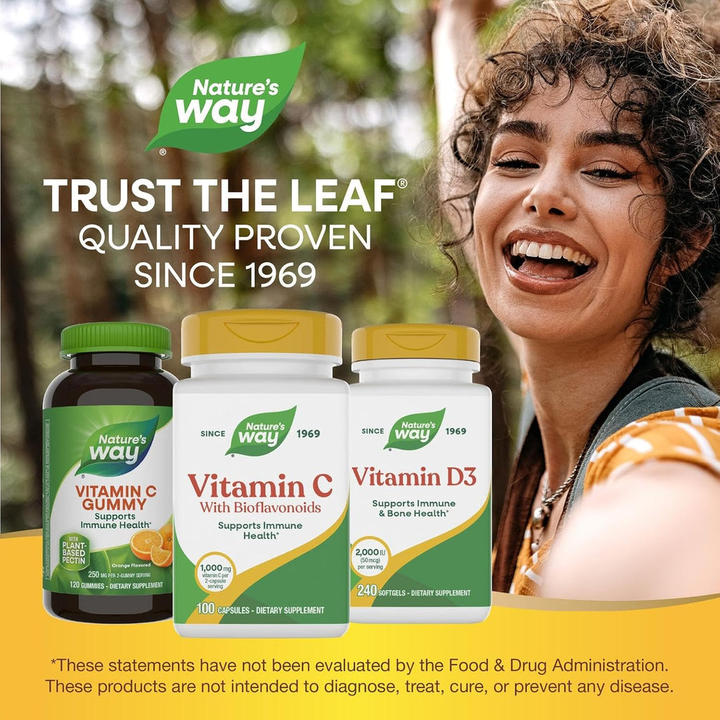 Nature's Way Vitamina C con Bioflavonoides 1000 mg, 100 Cápsulas