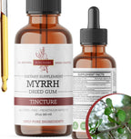 Pura Herba Extracto Líquido Orgánico de Mirra - Tintura sin Alcohol, 60 ml