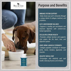 BILL & COO Best Lives Suplemento de Fibra con Probióticos, Colágeno Bovino y Remolacha para Perros - 90g