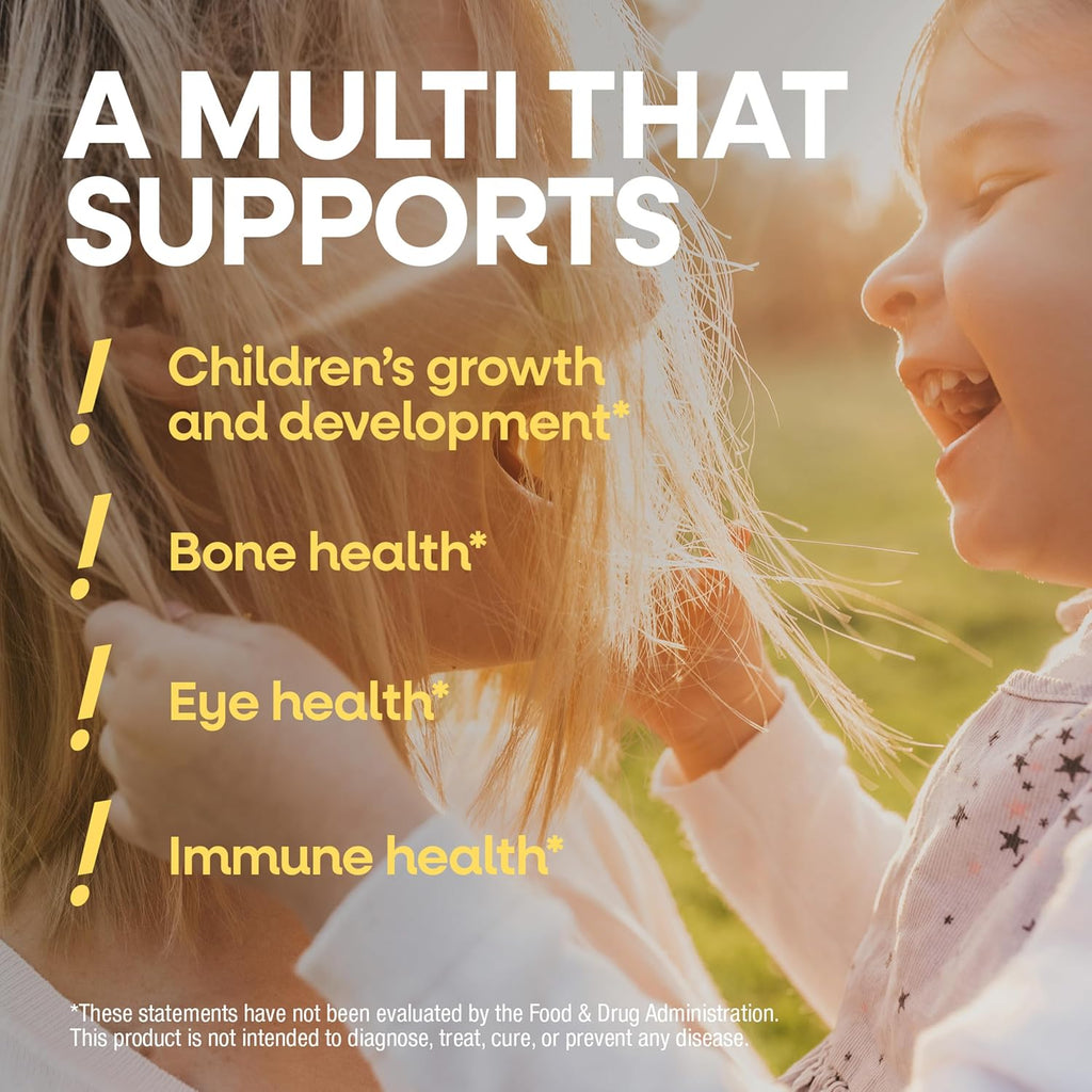 Nature's Way Alive! Multivitamínico masticable para niños con frutas y verduras, sabor cereza, 120 comprimidos