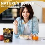 Gránulos de Polen de Abeja, 1 Libra (454 g) - Superalimento Keto con Proteínas, Vitaminas y Minerales