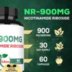 Satoomi NAD Supplement with Liposomal Nicotinamide Riboside - Cellular Energy & Vitality - 60 Capsules (30 Days)