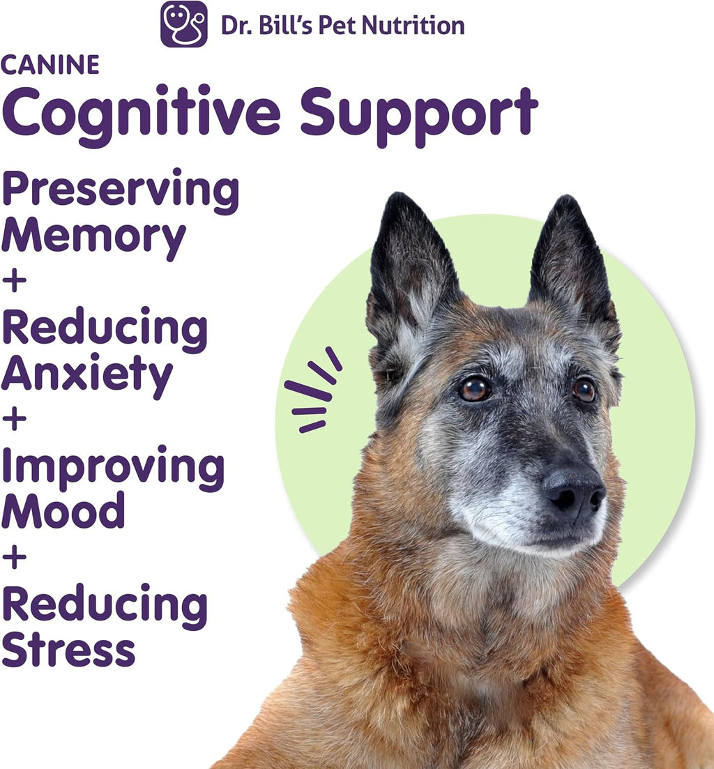 Dr. Bill's Suplemento de Apoyo Cognitivo para Perros Adultos y Mayores