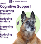 Dr. Bill's Suplemento de Apoyo Cognitivo para Perros Adultos y Mayores