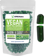 XPRS Nutra Cápsulas Vacías Tamaño 1 - 1000 Unidades Veganas