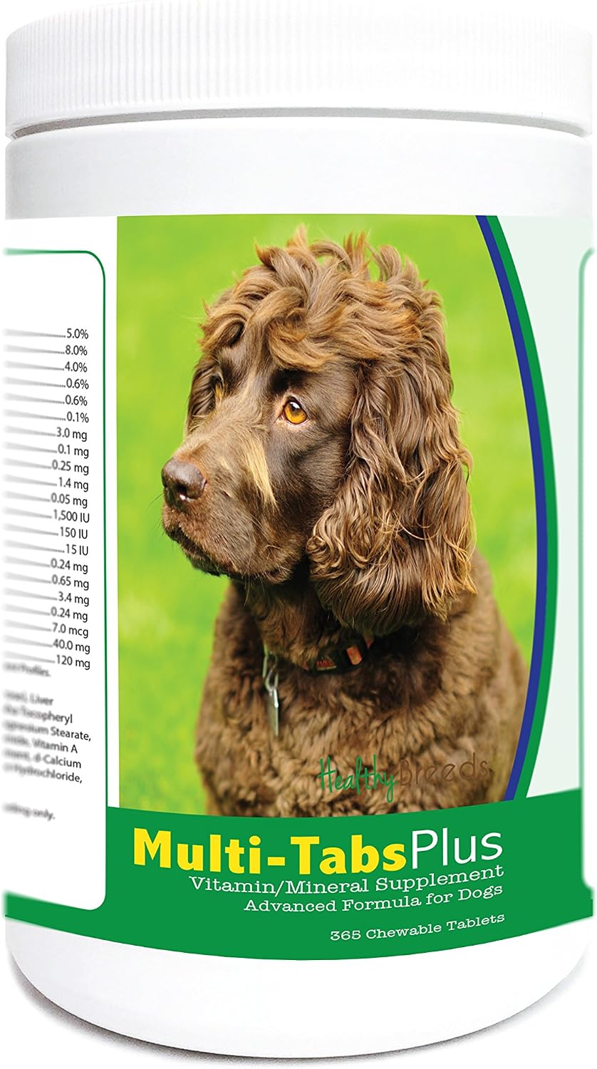 Healthy Breeds Multi-Tabs Plus Comprimidos Masticables para Perros, 365 unidades