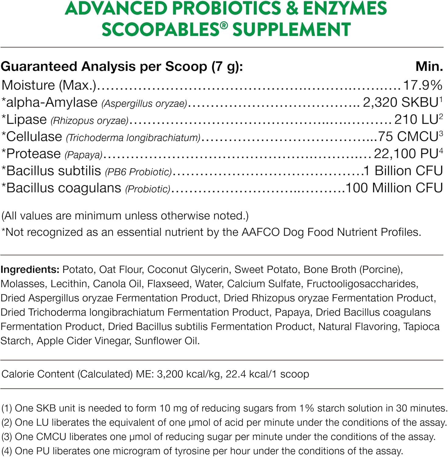 NaturVet Scoopables Probióticos Avanzados para Perros - Masticables con Enzimas Digestivas - Sabor a Bacon Ahumado - 311g