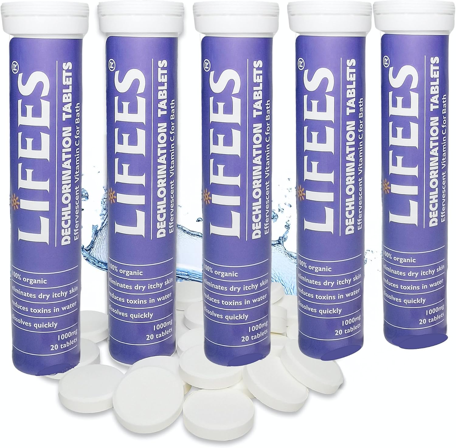 Vitamin C Bath Soak Tablets, 1000mg, 100 Tablets – LIFEES