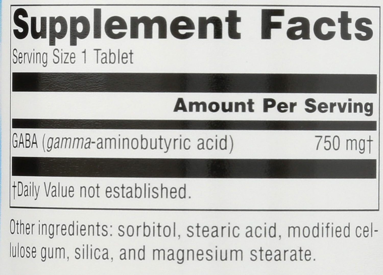 Source Naturals Serene Science GABA 750 mg – 90 Tabletas