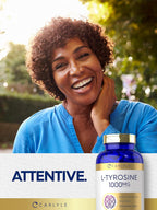 Carlyle L-Tirosina 1000 mg 300 Cápsulas