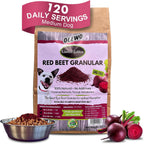 Olewo Remolacha Roja para Perros Granulado – Complemento Alimenticio para Apoyo Interno, Sensibilidad de la Piel y Equilibrio General, Fibra Prebiótica y Nutrientes de Alimentos Integrales, 623 g