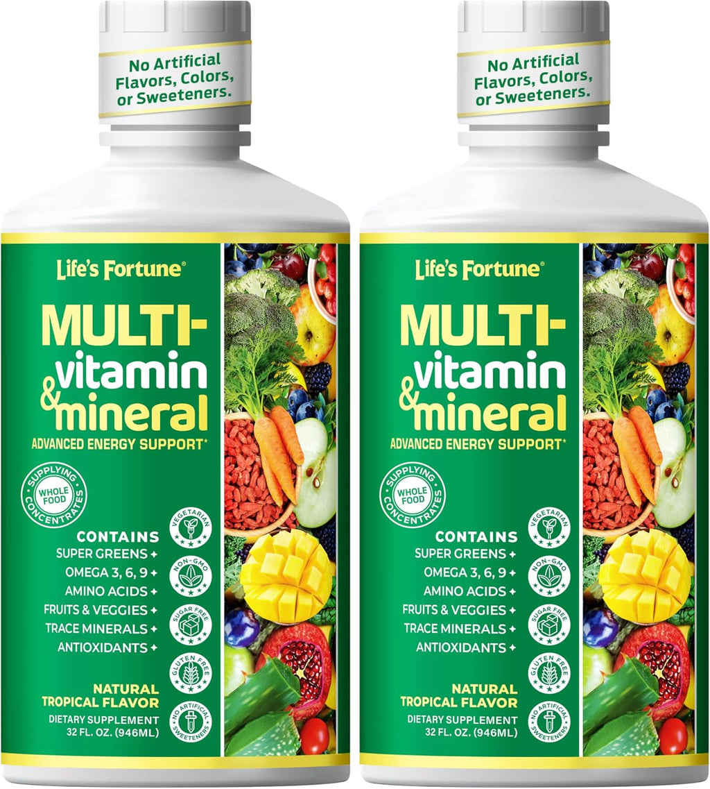 Life's Fortune Multivitamínico Integral Complejo de Vitaminas y Minerales – 90 Comprimidos Vegetales